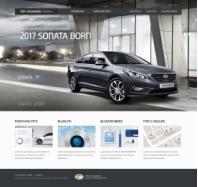 현대자동차 국내판매 영문 사이트 인증 화면