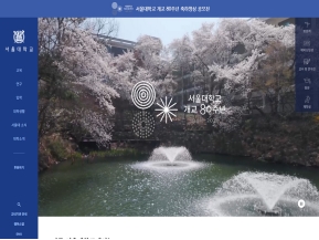 서울대학교 대표홈페이지					 					 인증 화면